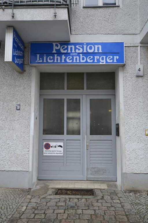 Pension Zum Lichtenberger Berlin Kültér fotó